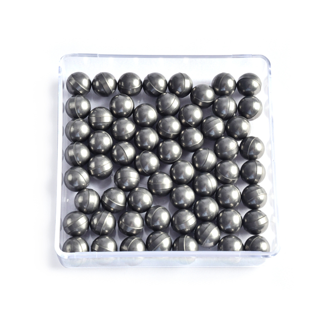 Personalización 18.5G/CC Bola de tungsteno 97Wnife Sphere de aleación de tungsteno