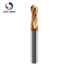 Fresa Endmill de punta esférica de carburo de tungsteno HRC55 de 10 mm